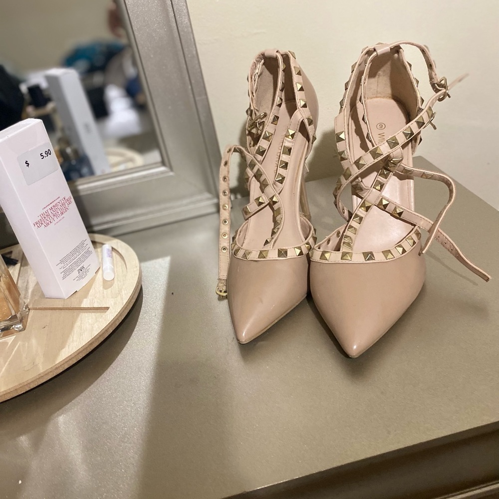 Studded Heels
